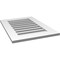 Ekena Millwork Vertical Surface Mount PVC Gable Vent: Functional, w/ 3-1/2"W x 1"P Standard Frame, 20"W x 28"H GVPVE20X2801SF - alternate 4
